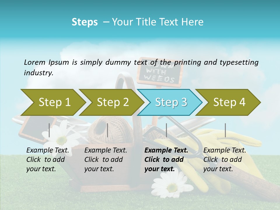 Tools Label Work PowerPoint Template