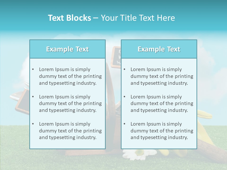 Tools Label Work PowerPoint Template