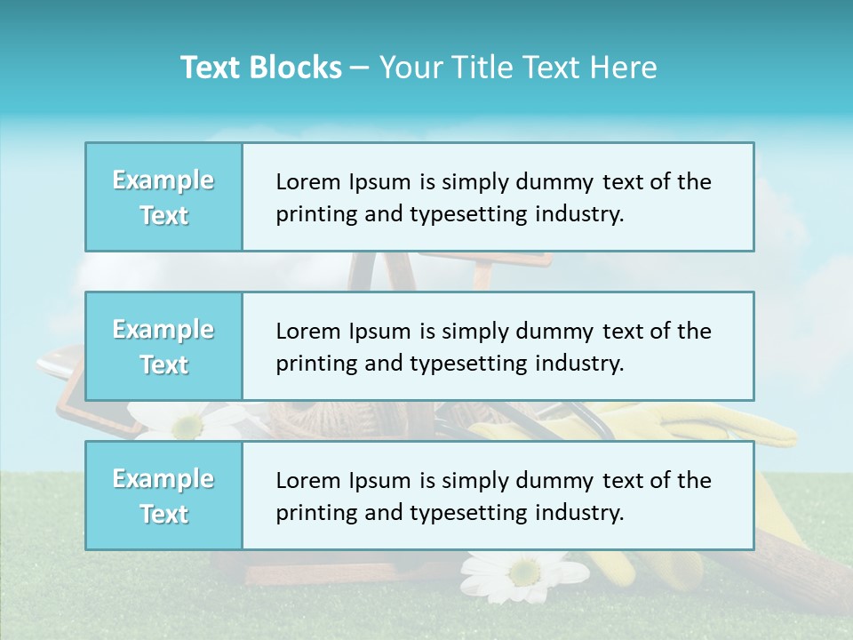 Tools Label Work PowerPoint Template
