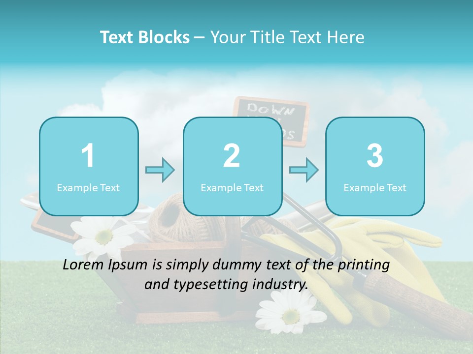 Tools Label Work PowerPoint Template