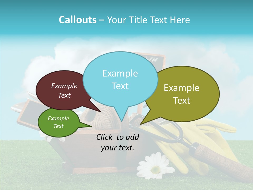 Tools Label Work PowerPoint Template