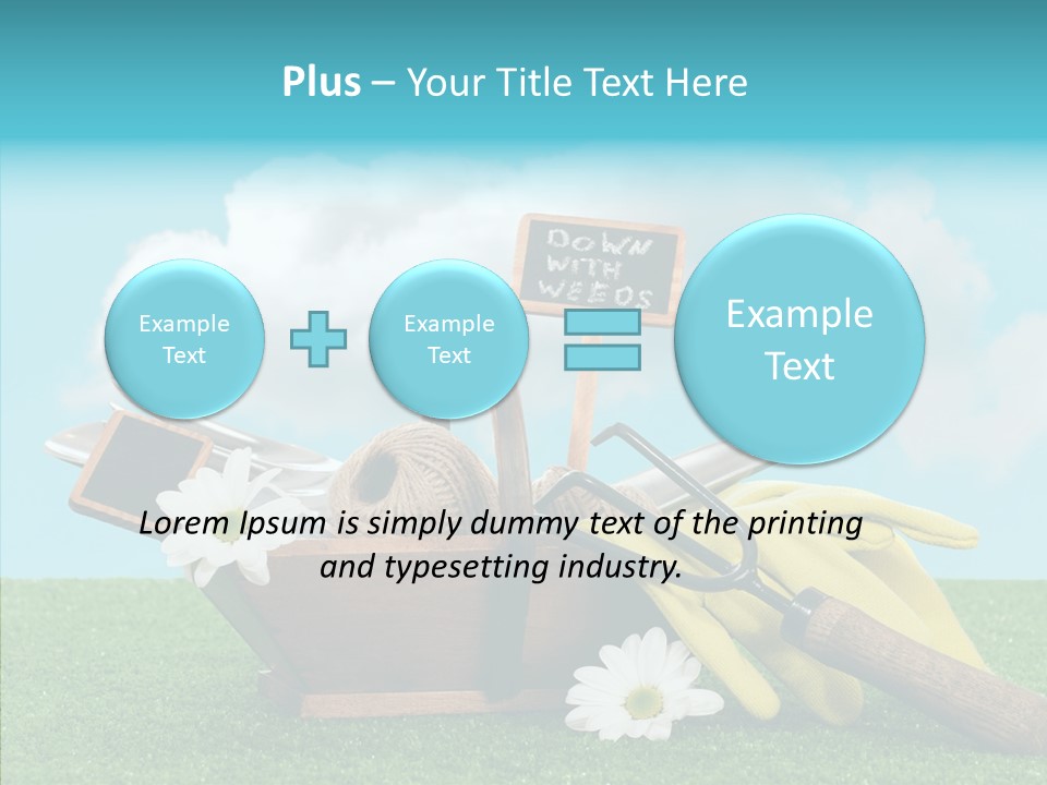 Tools Label Work PowerPoint Template