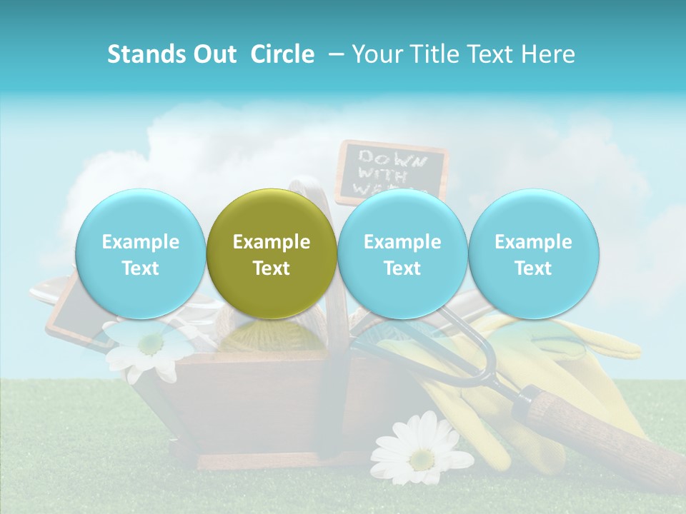 Tools Label Work PowerPoint Template