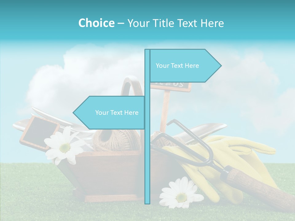 Tools Label Work PowerPoint Template