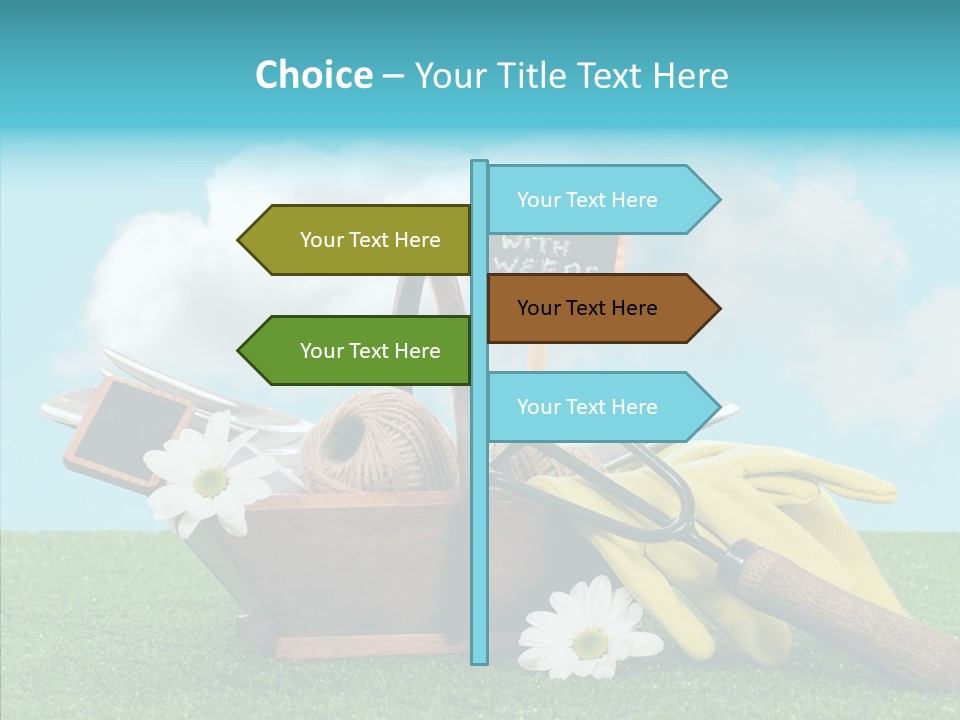 Tools Label Work PowerPoint Template