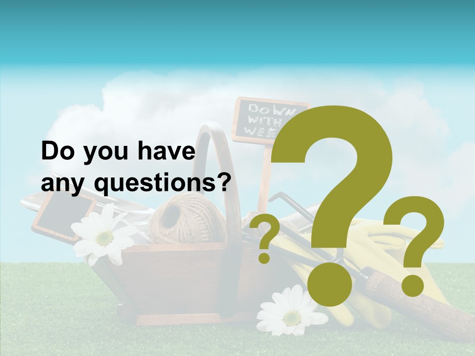 Tools Label Work PowerPoint Template