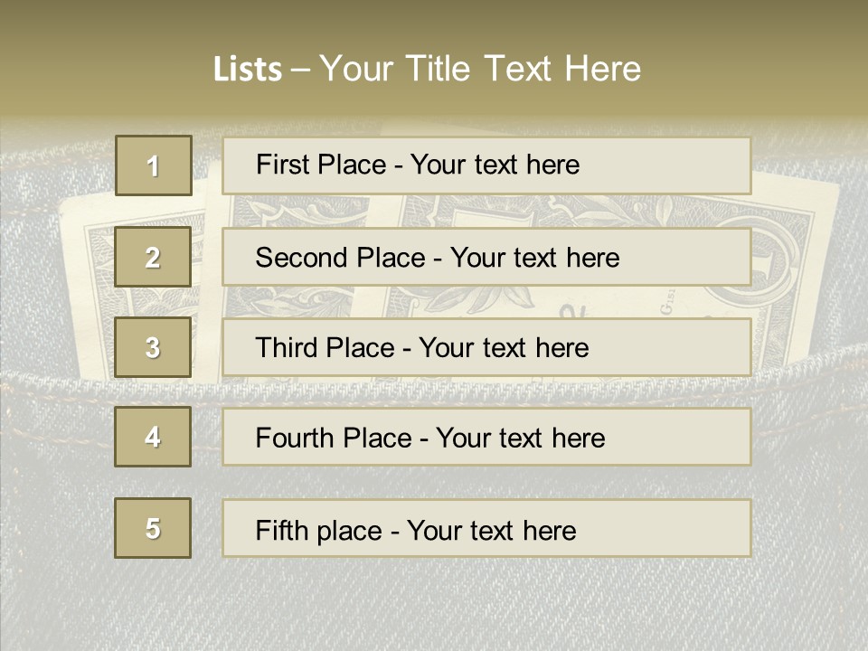 Wealthy Detail Finance PowerPoint Template
