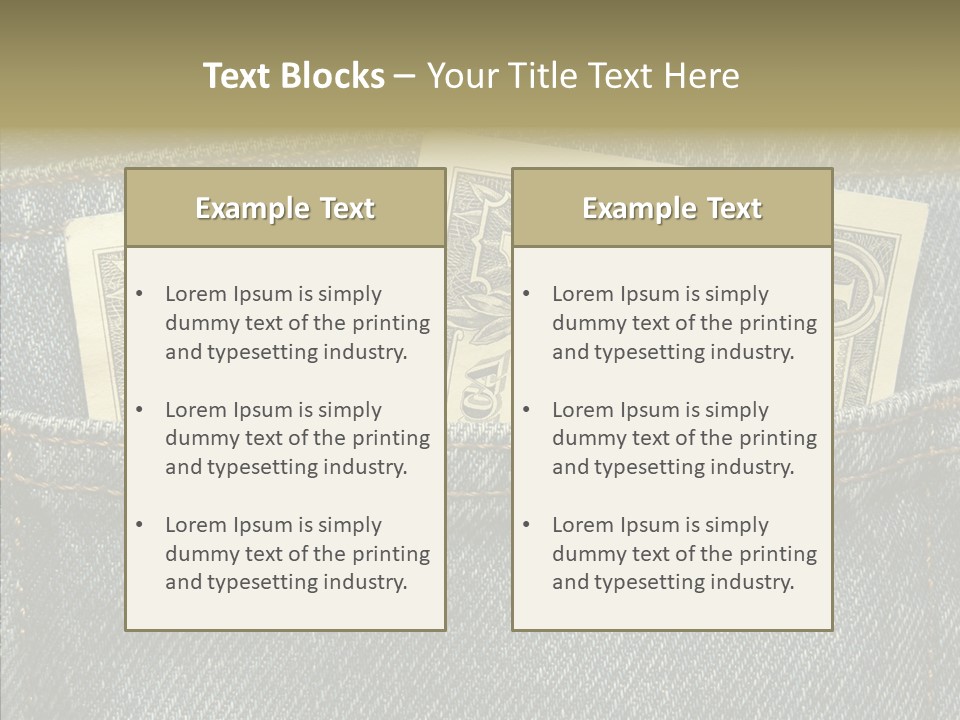 Wealthy Detail Finance PowerPoint Template