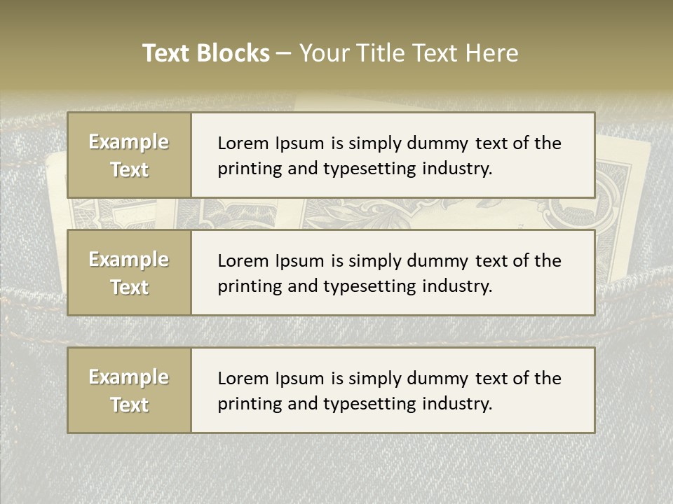 Wealthy Detail Finance PowerPoint Template