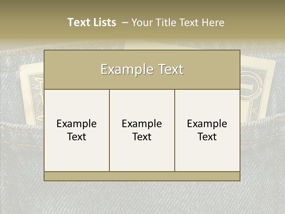 Wealthy Detail Finance PowerPoint Template