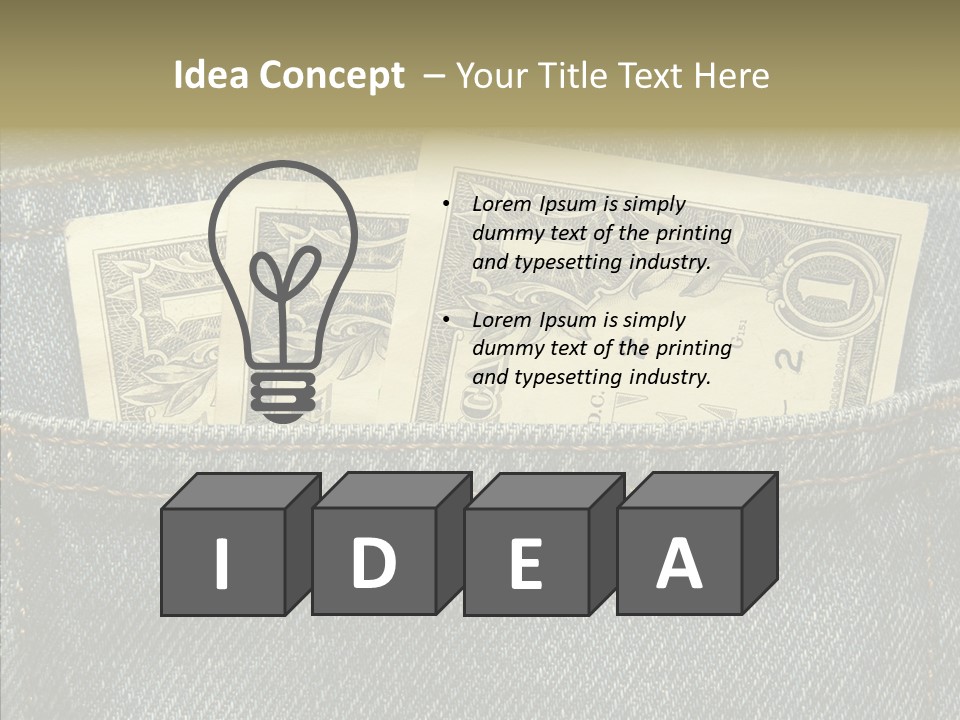 Wealthy Detail Finance PowerPoint Template