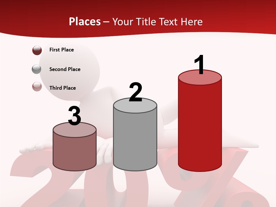 Dibujo Finanzas Por Ciento PowerPoint Template