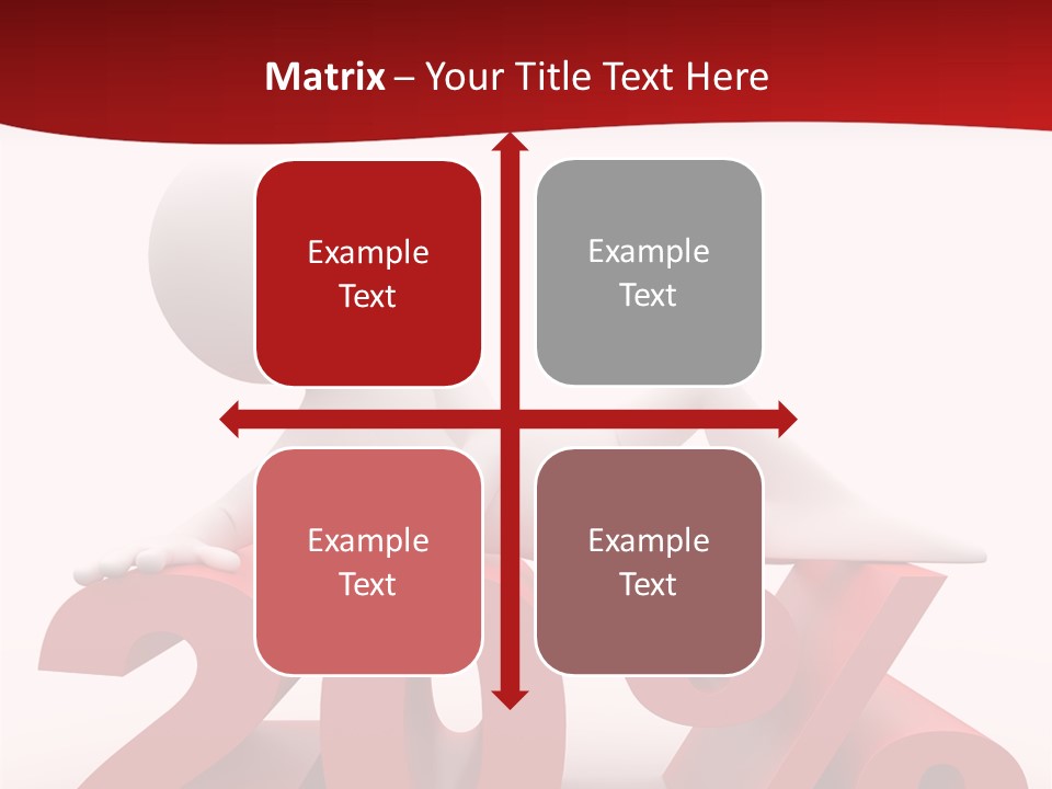 Dibujo Finanzas Por Ciento PowerPoint Template