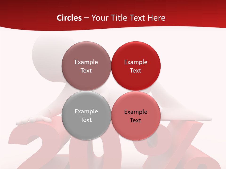 Dibujo Finanzas Por Ciento PowerPoint Template