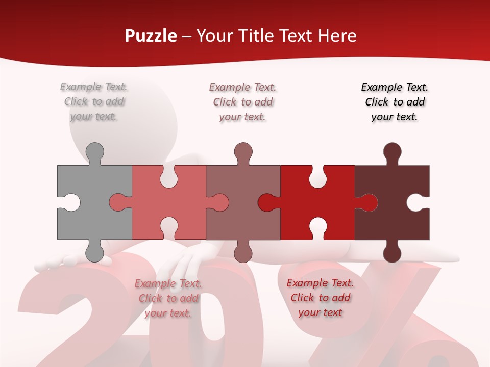 Dibujo Finanzas Por Ciento PowerPoint Template