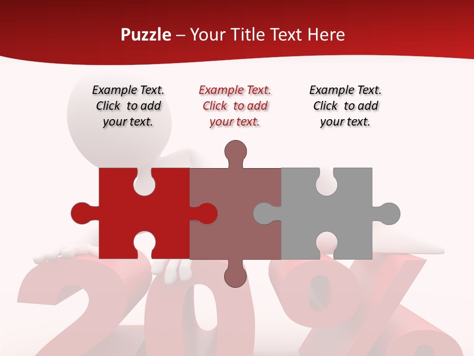 Dibujo Finanzas Por Ciento PowerPoint Template