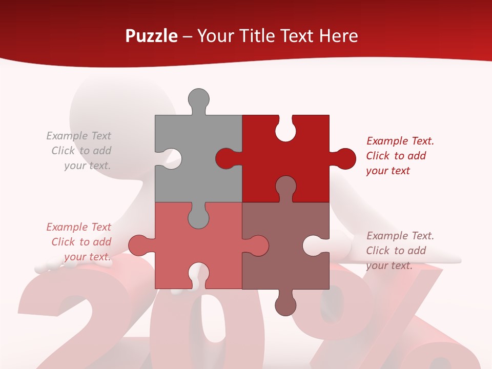 Dibujo Finanzas Por Ciento PowerPoint Template