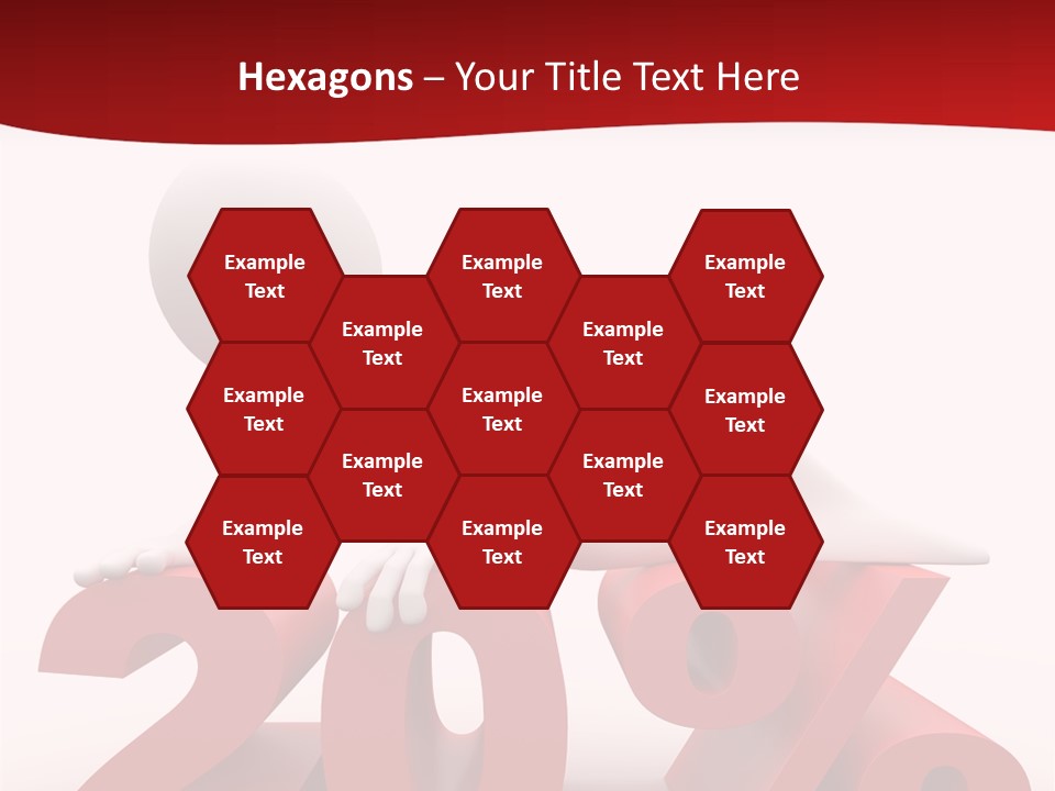 Dibujo Finanzas Por Ciento PowerPoint Template