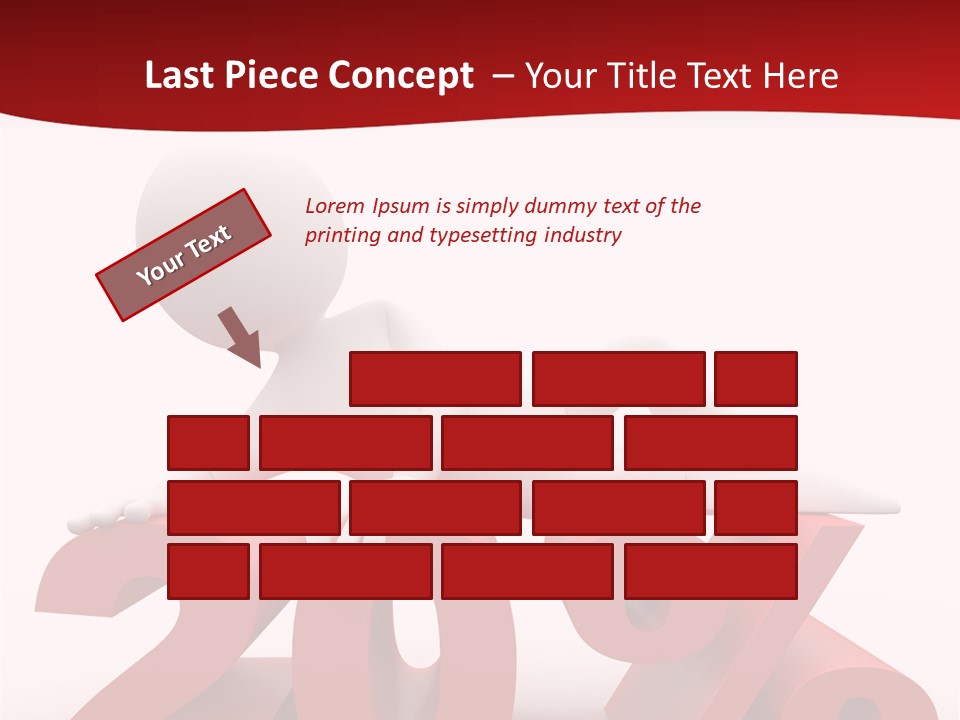 Dibujo Finanzas Por Ciento PowerPoint Template