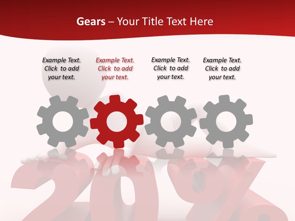 Dibujo Finanzas Por Ciento PowerPoint Template