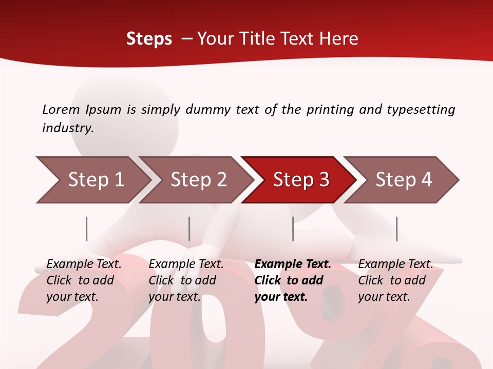 Dibujo Finanzas Por Ciento PowerPoint Template