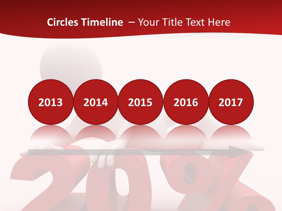 Dibujo Finanzas Por Ciento PowerPoint Template