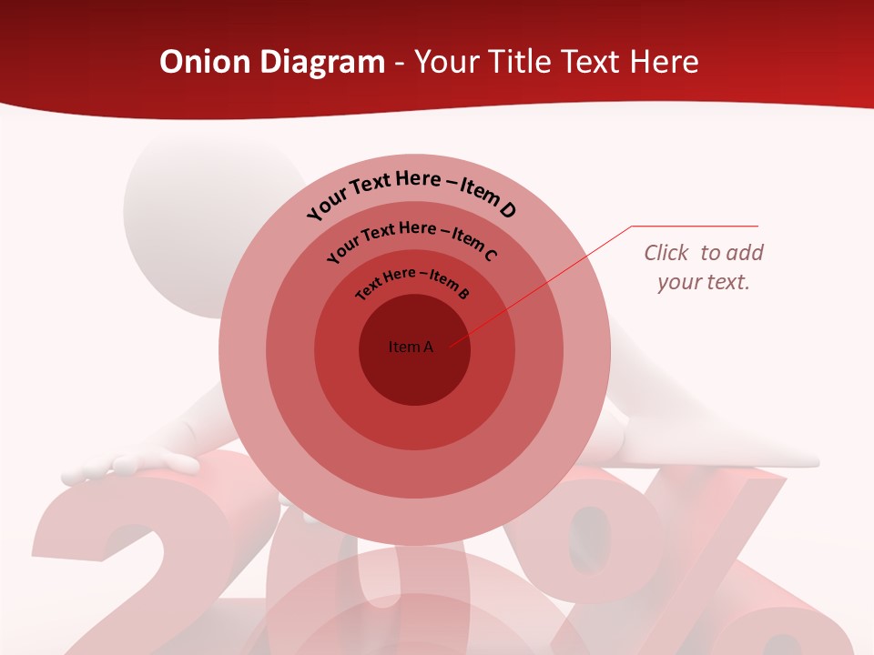 Dibujo Finanzas Por Ciento PowerPoint Template