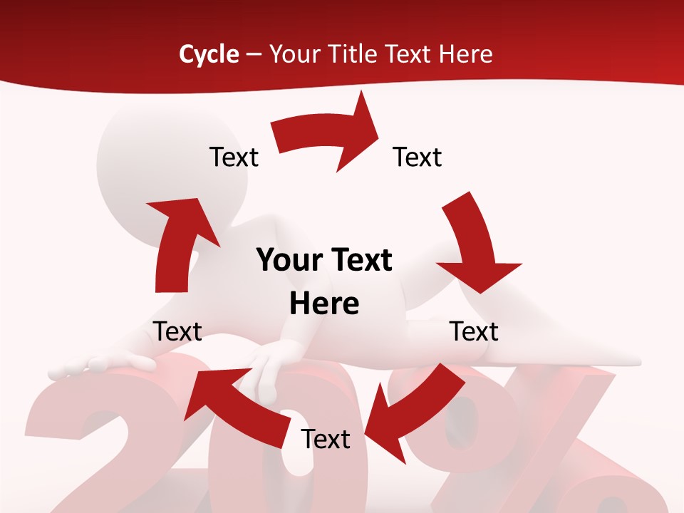 Dibujo Finanzas Por Ciento PowerPoint Template