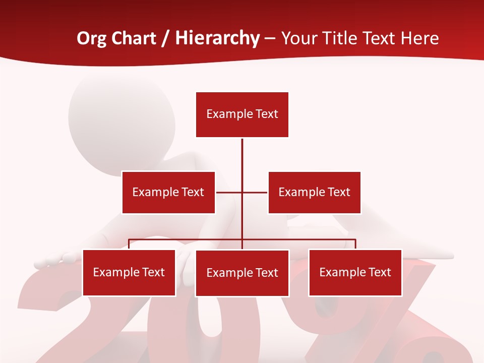 Dibujo Finanzas Por Ciento PowerPoint Template