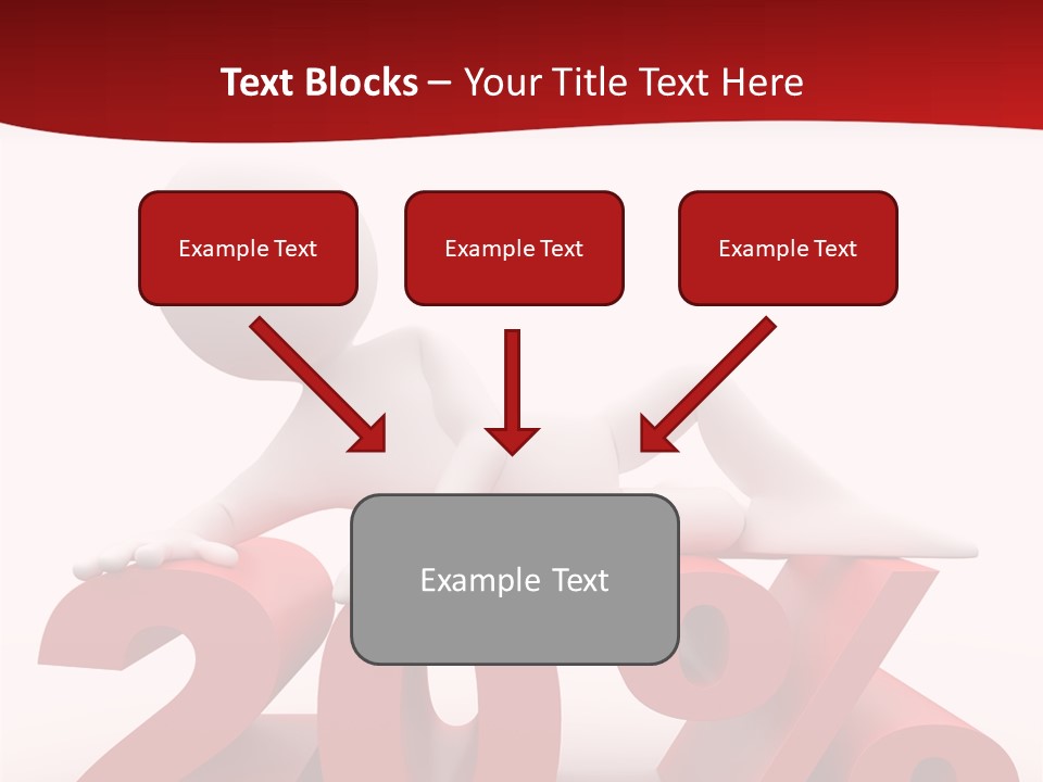 Dibujo Finanzas Por Ciento PowerPoint Template