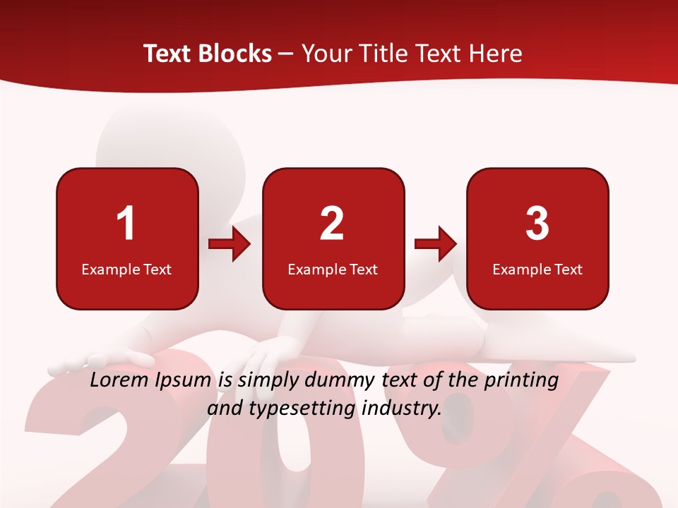 Dibujo Finanzas Por Ciento PowerPoint Template