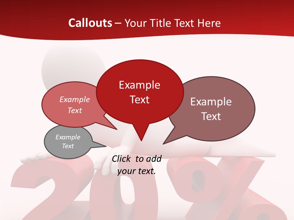Dibujo Finanzas Por Ciento PowerPoint Template