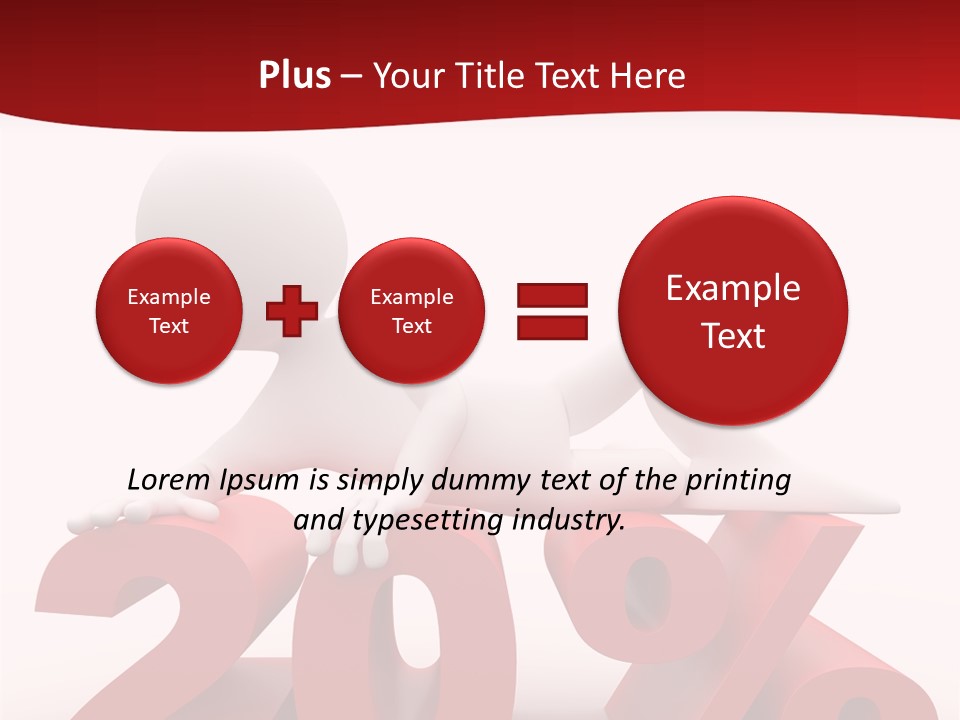 Dibujo Finanzas Por Ciento PowerPoint Template