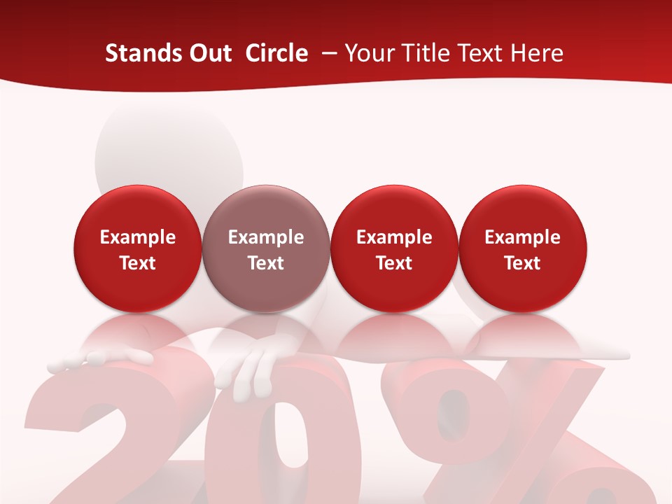 Dibujo Finanzas Por Ciento PowerPoint Template