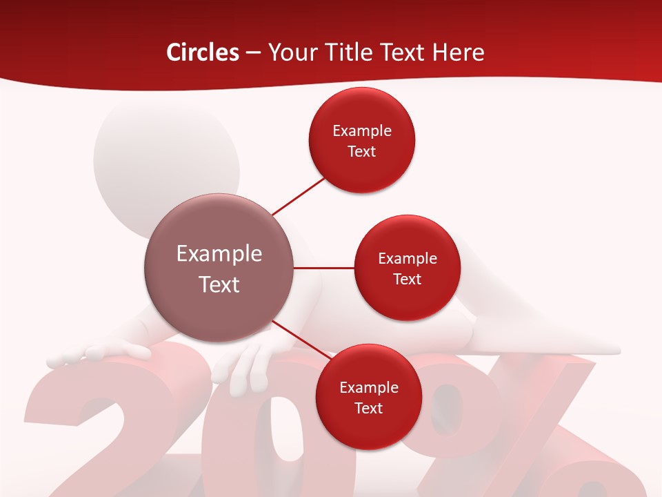 Dibujo Finanzas Por Ciento PowerPoint Template