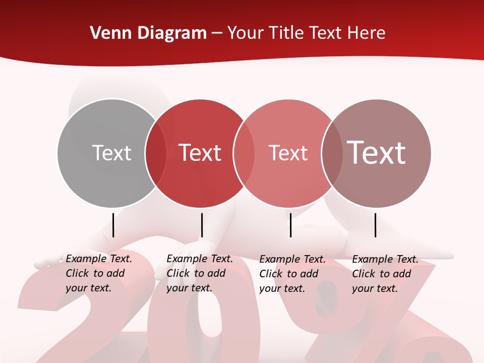Dibujo Finanzas Por Ciento PowerPoint Template