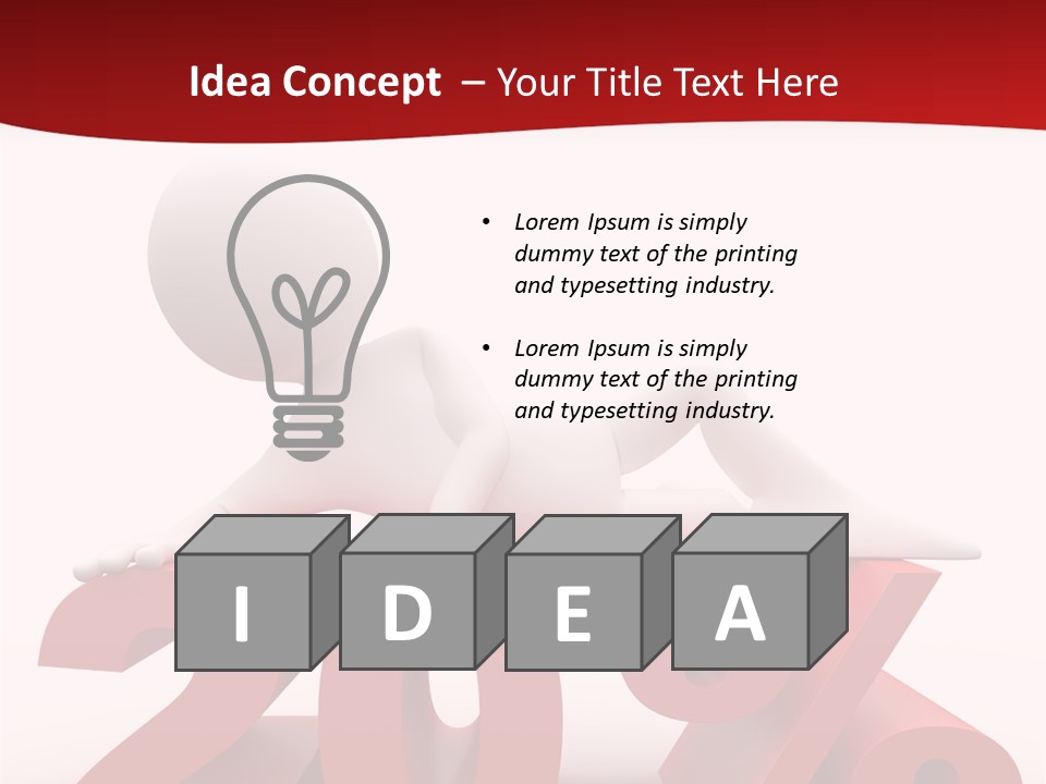 Dibujo Finanzas Por Ciento PowerPoint Template