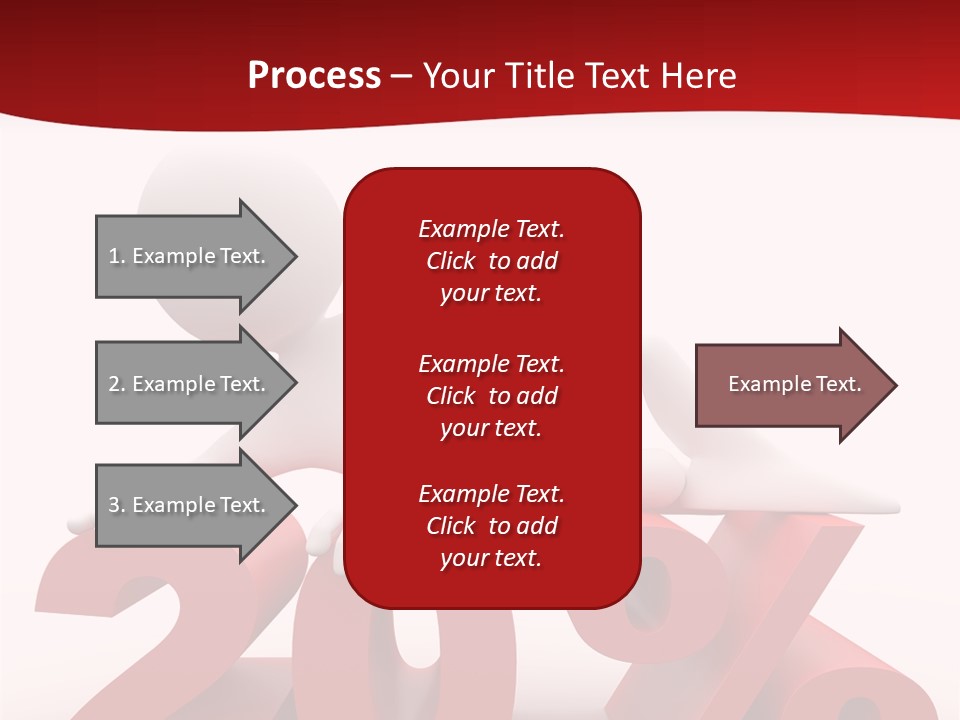 Dibujo Finanzas Por Ciento PowerPoint Template