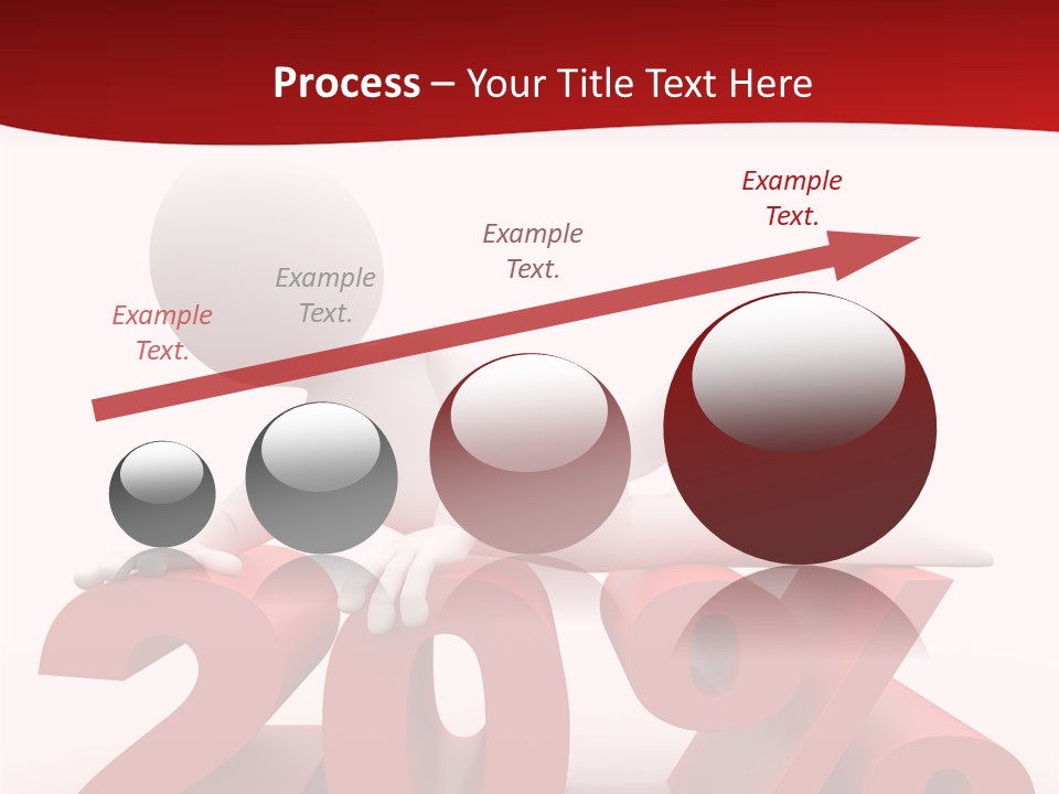 Dibujo Finanzas Por Ciento PowerPoint Template