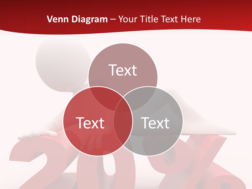 Dibujo Finanzas Por Ciento PowerPoint Template