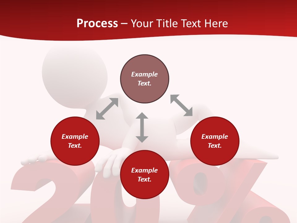 Dibujo Finanzas Por Ciento PowerPoint Template