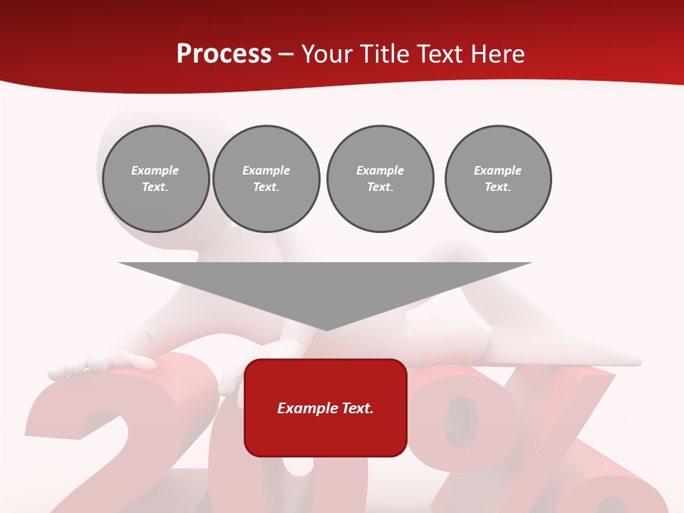 Dibujo Finanzas Por Ciento PowerPoint Template