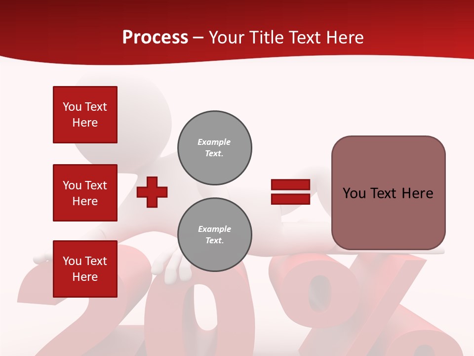 Dibujo Finanzas Por Ciento PowerPoint Template