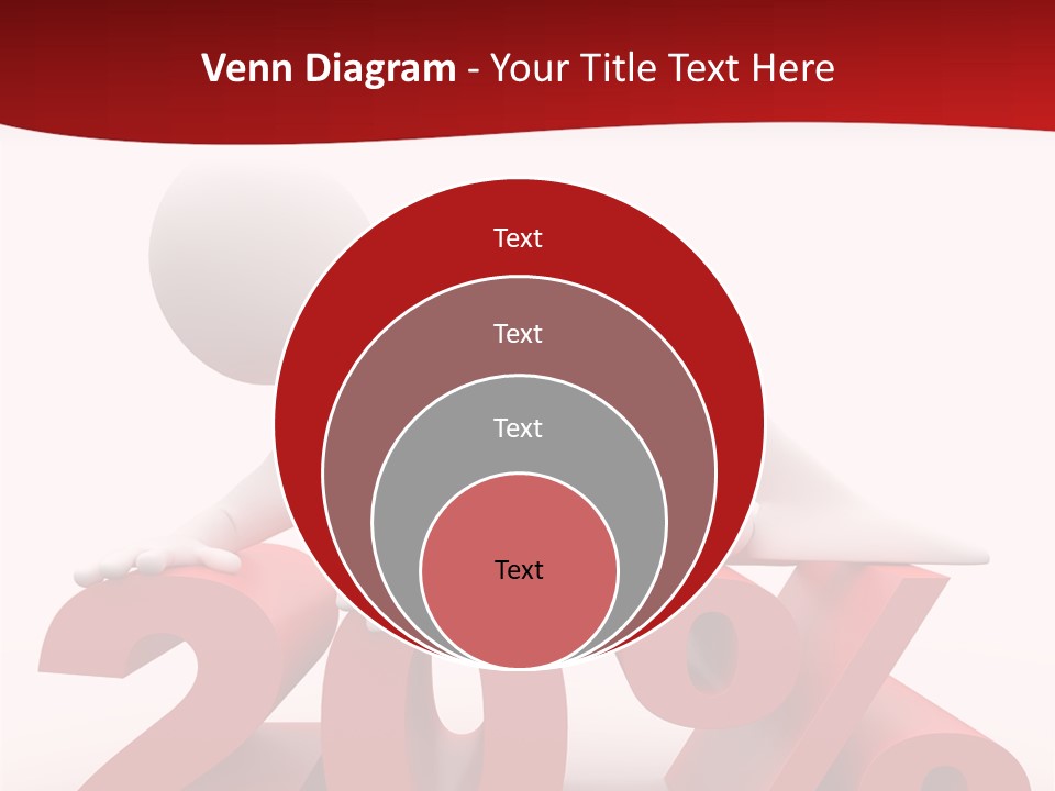 Dibujo Finanzas Por Ciento PowerPoint Template