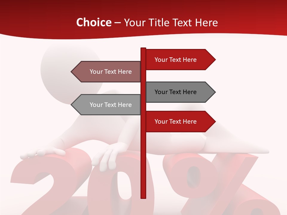 Dibujo Finanzas Por Ciento PowerPoint Template