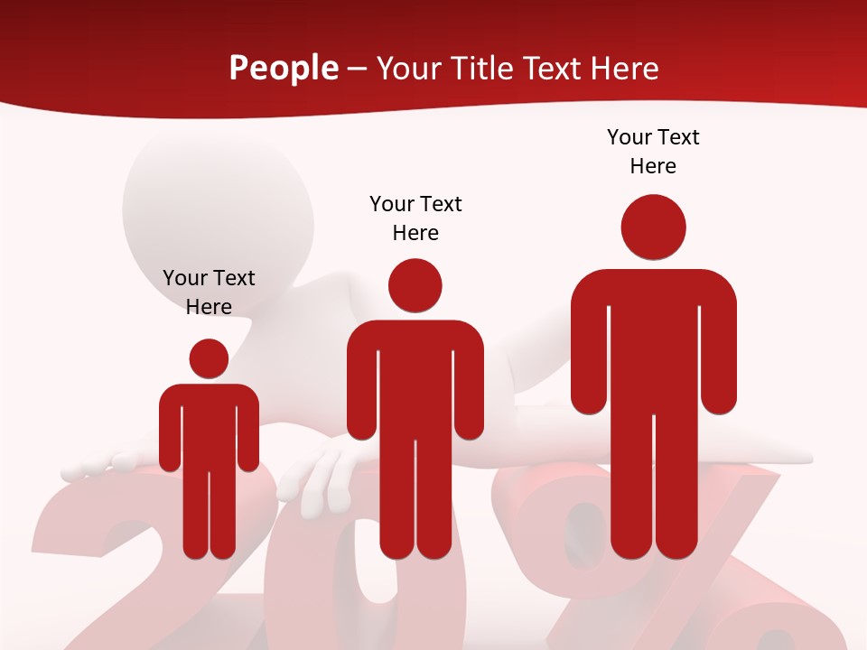 Dibujo Finanzas Por Ciento PowerPoint Template