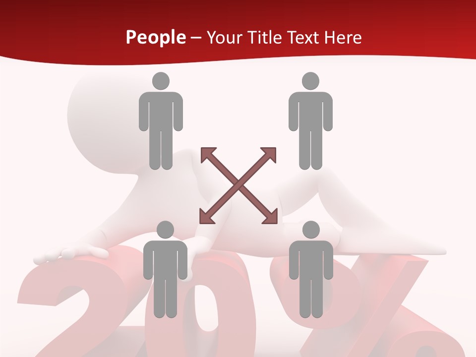 Dibujo Finanzas Por Ciento PowerPoint Template