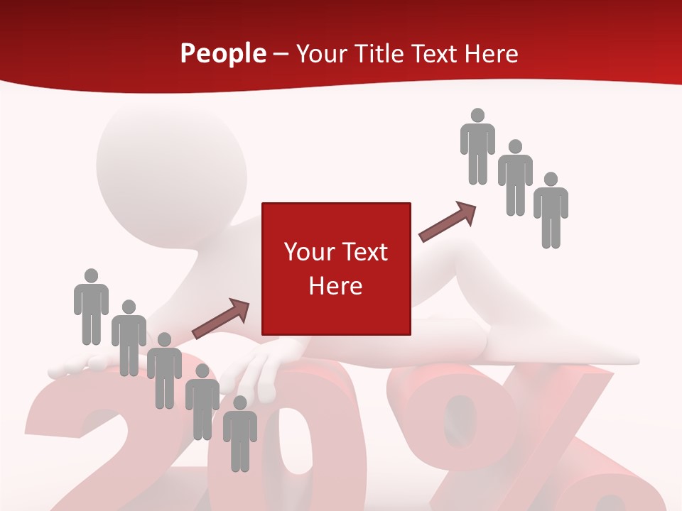 Dibujo Finanzas Por Ciento PowerPoint Template