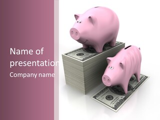 Finance Economical Dollar PowerPoint Template