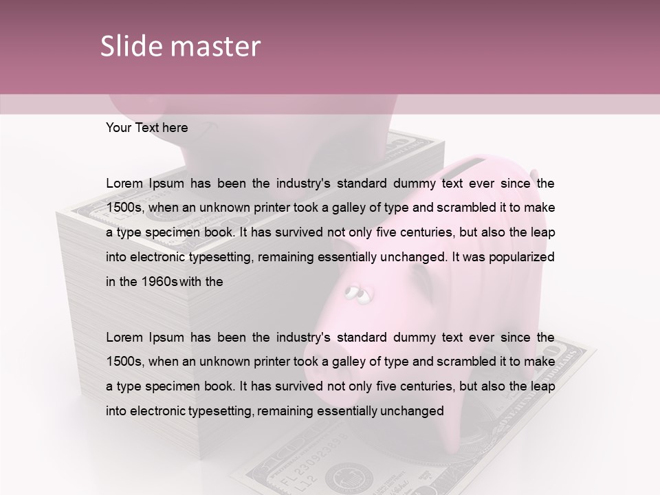 Finance Economical Dollar PowerPoint Template